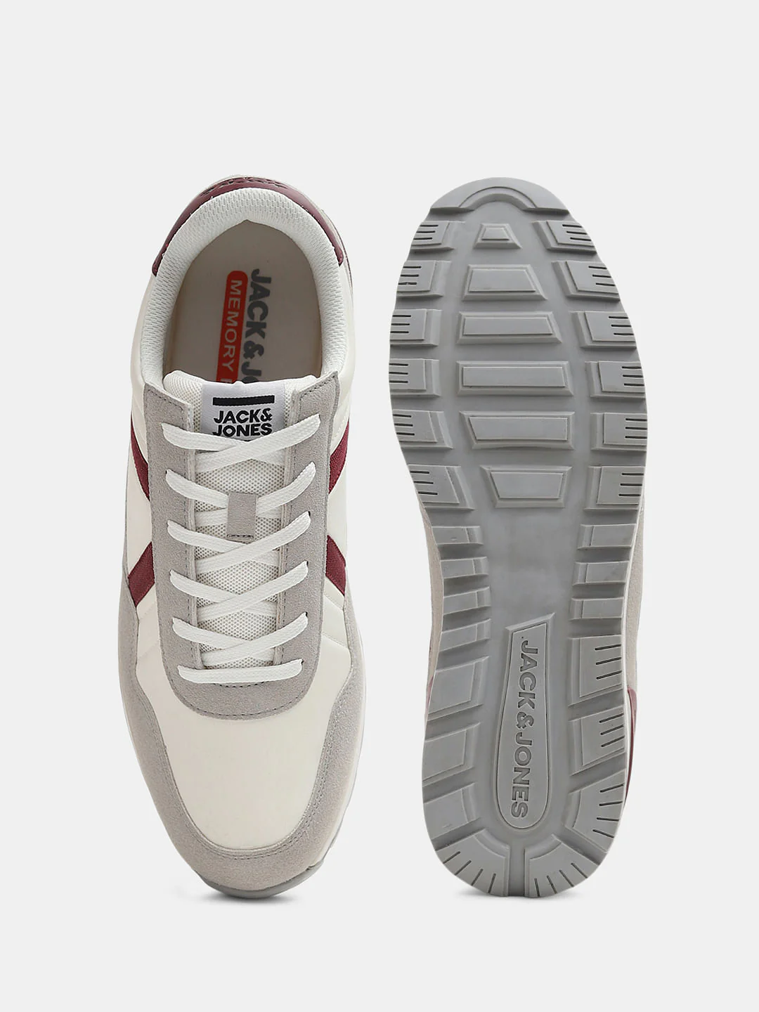 Off-White Colourblocked Lace Up Sneakers - Image 5
