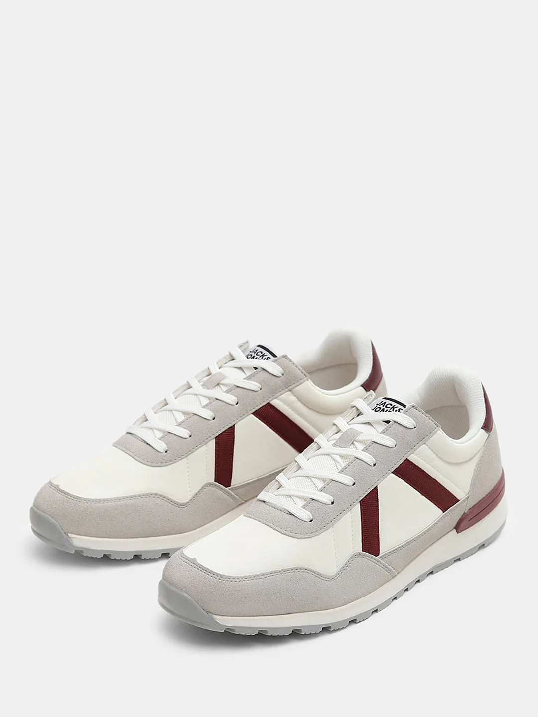 Off-White Colourblocked Lace Up Sneakers - Image 6