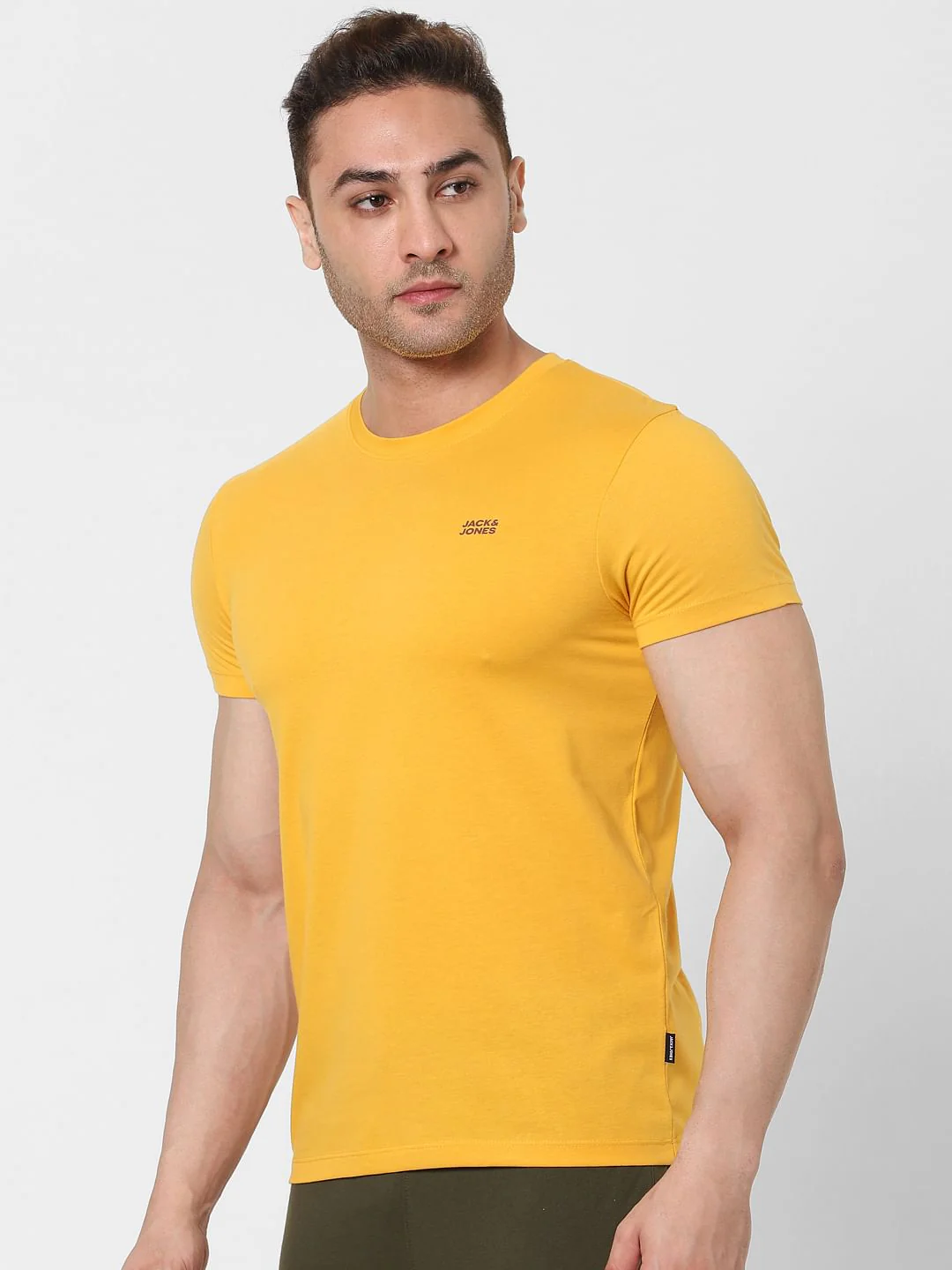 Yellow Crew Neck T-shirt - Image 3