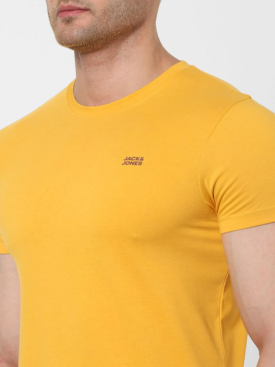 Yellow Crew Neck T-shirt - Image 5