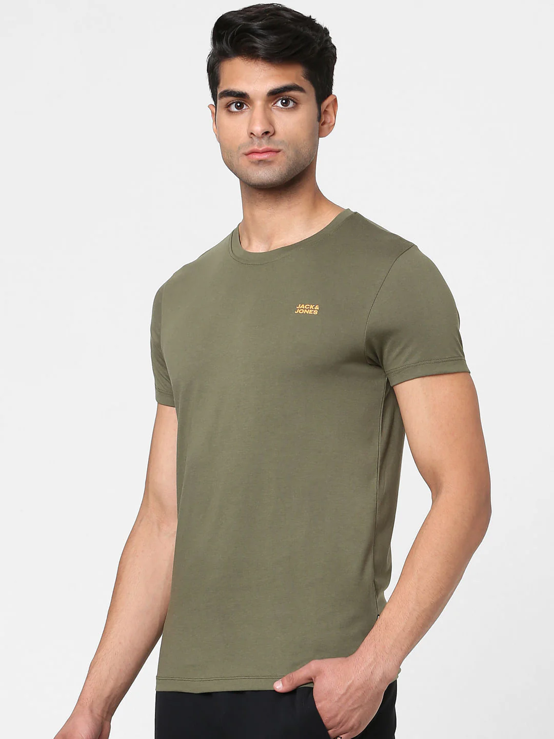 Green Crew Neck T-shirt - Image 3