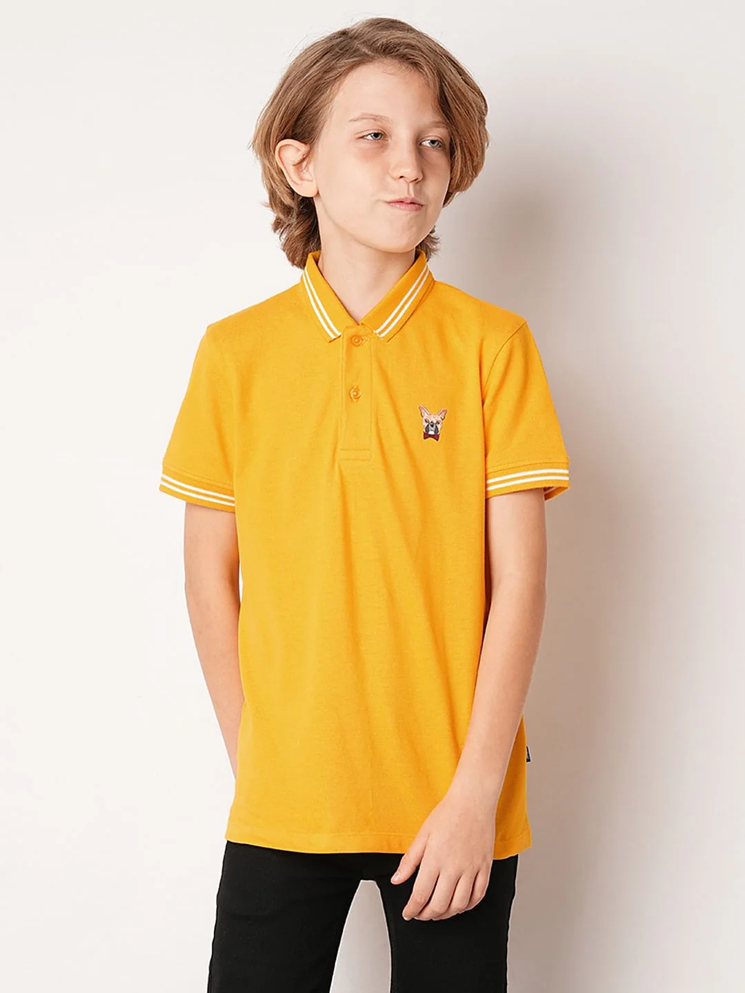 Yellow Polo T-shirt - Image 2
