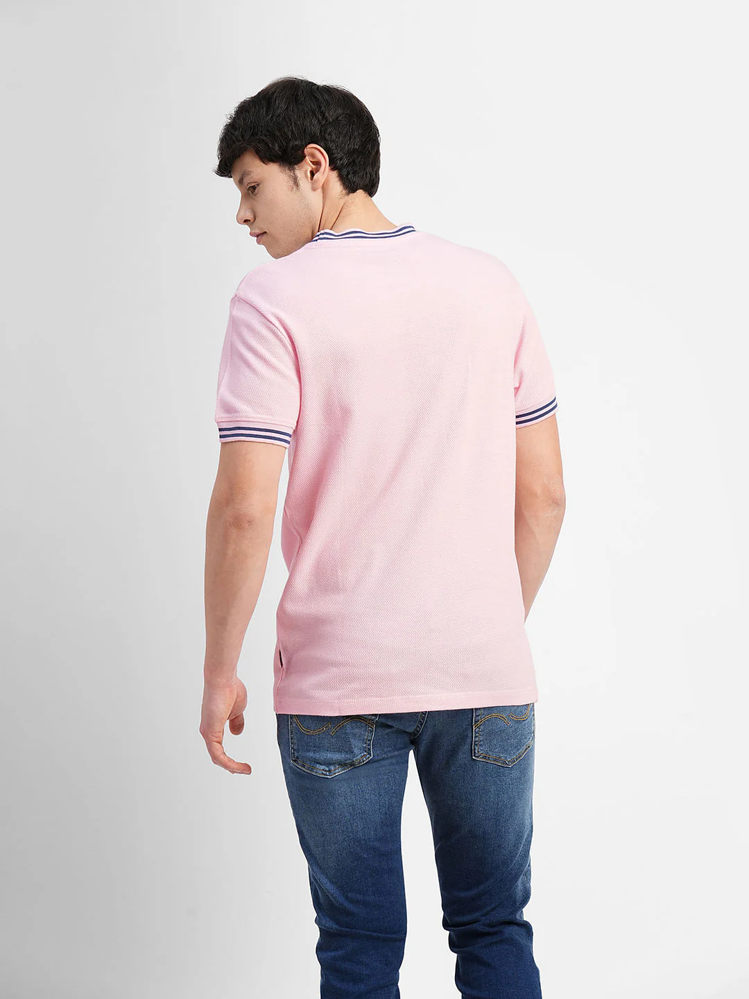 Pink Crew Neck T-shirt - Image 4