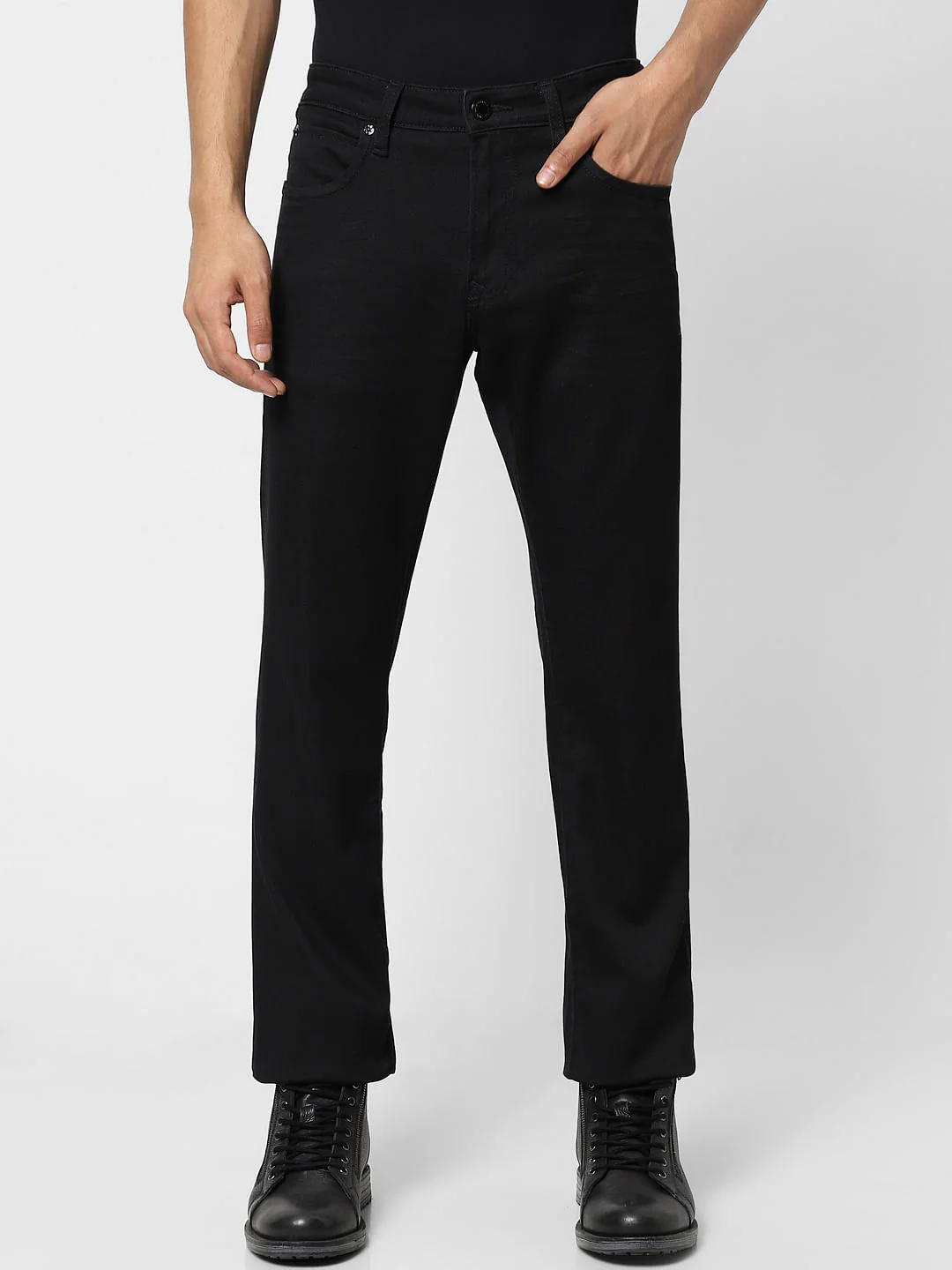 Black High Rise Ray Bootcut Jeans - Image 2
