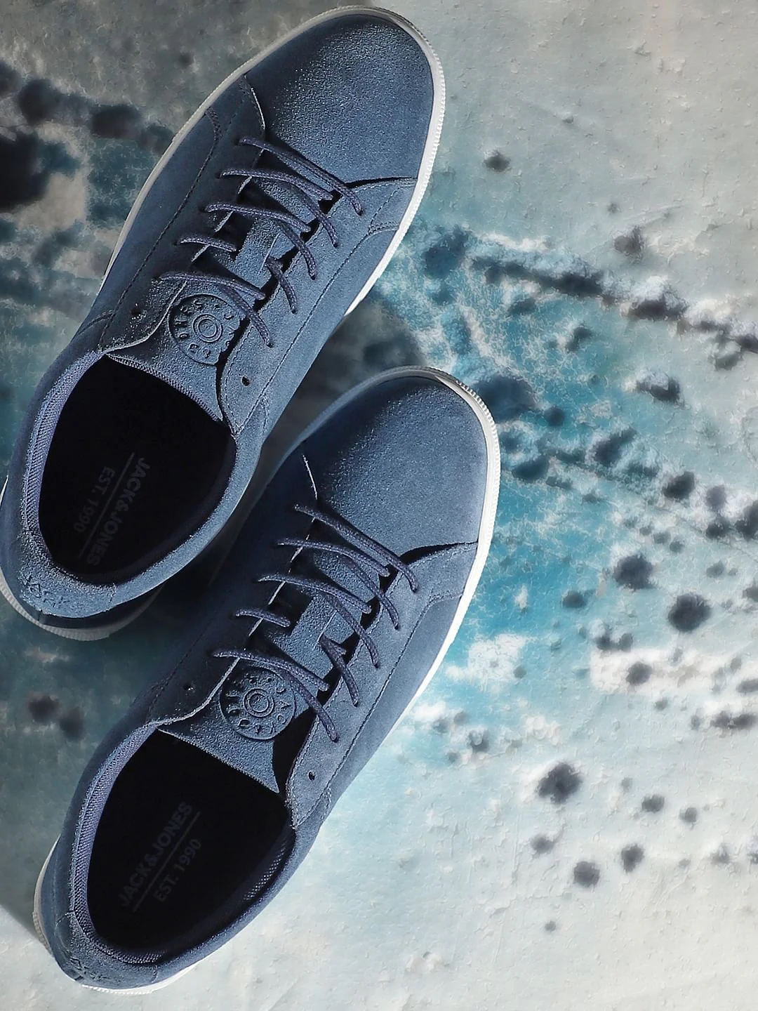 Blue Suede Sneakers