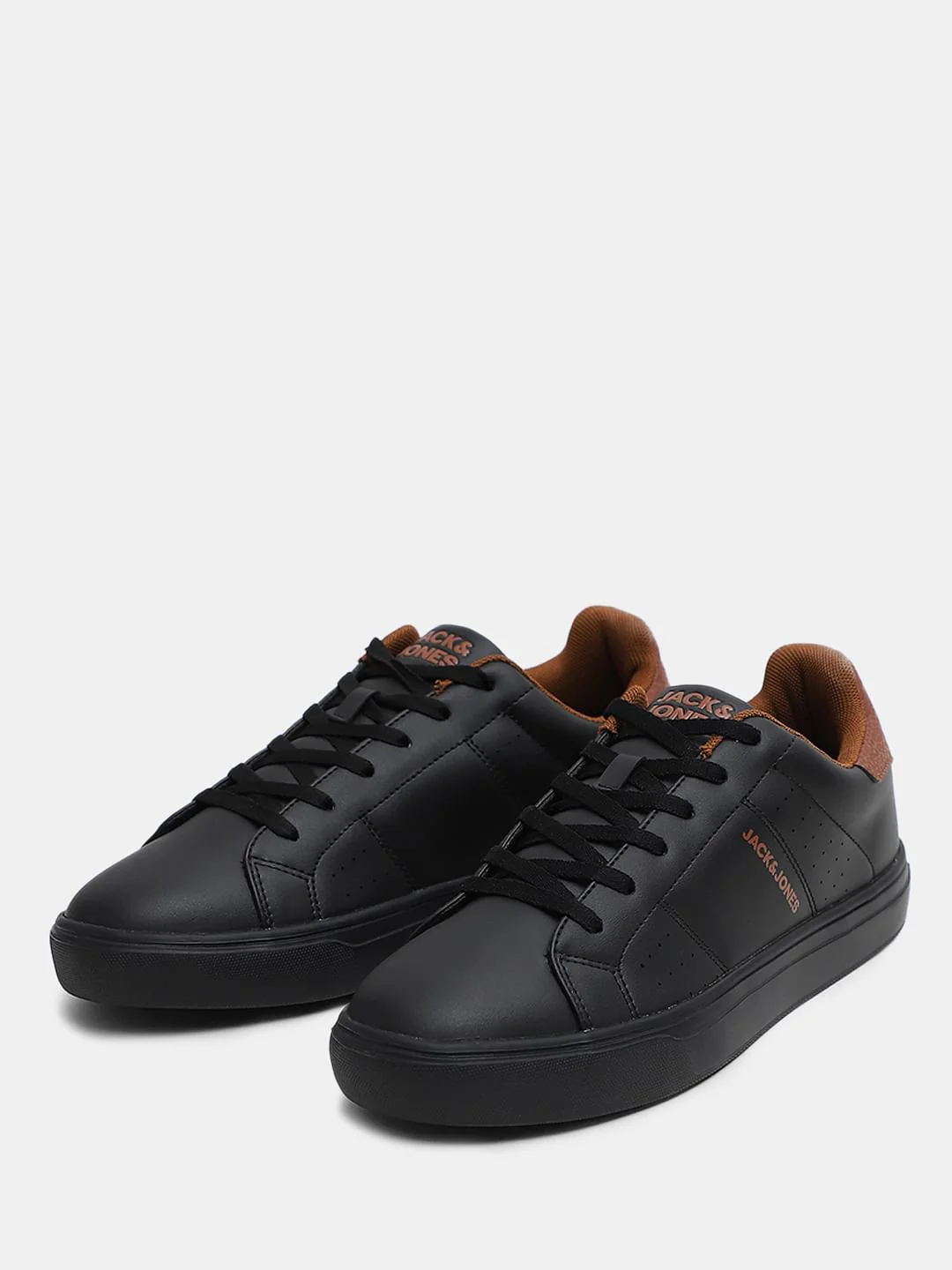 Black Lace-Up Sneakers - Image 6
