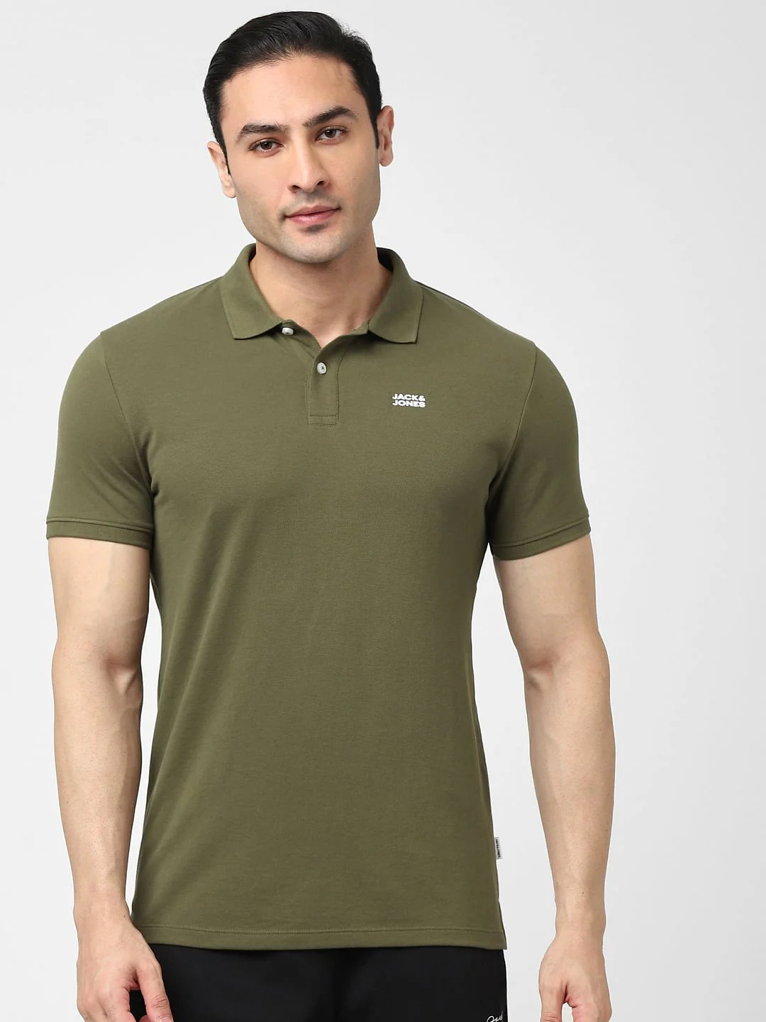 Olive Polo T-shirt - Image 2