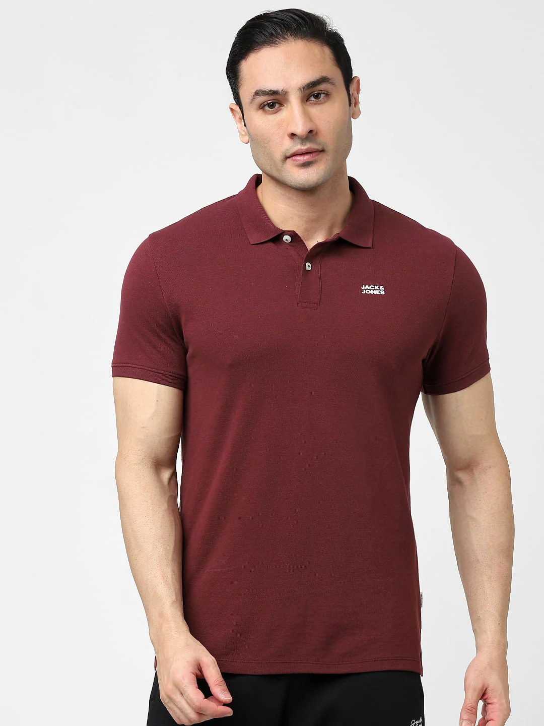 Maroon Polo T-shirt - Image 2