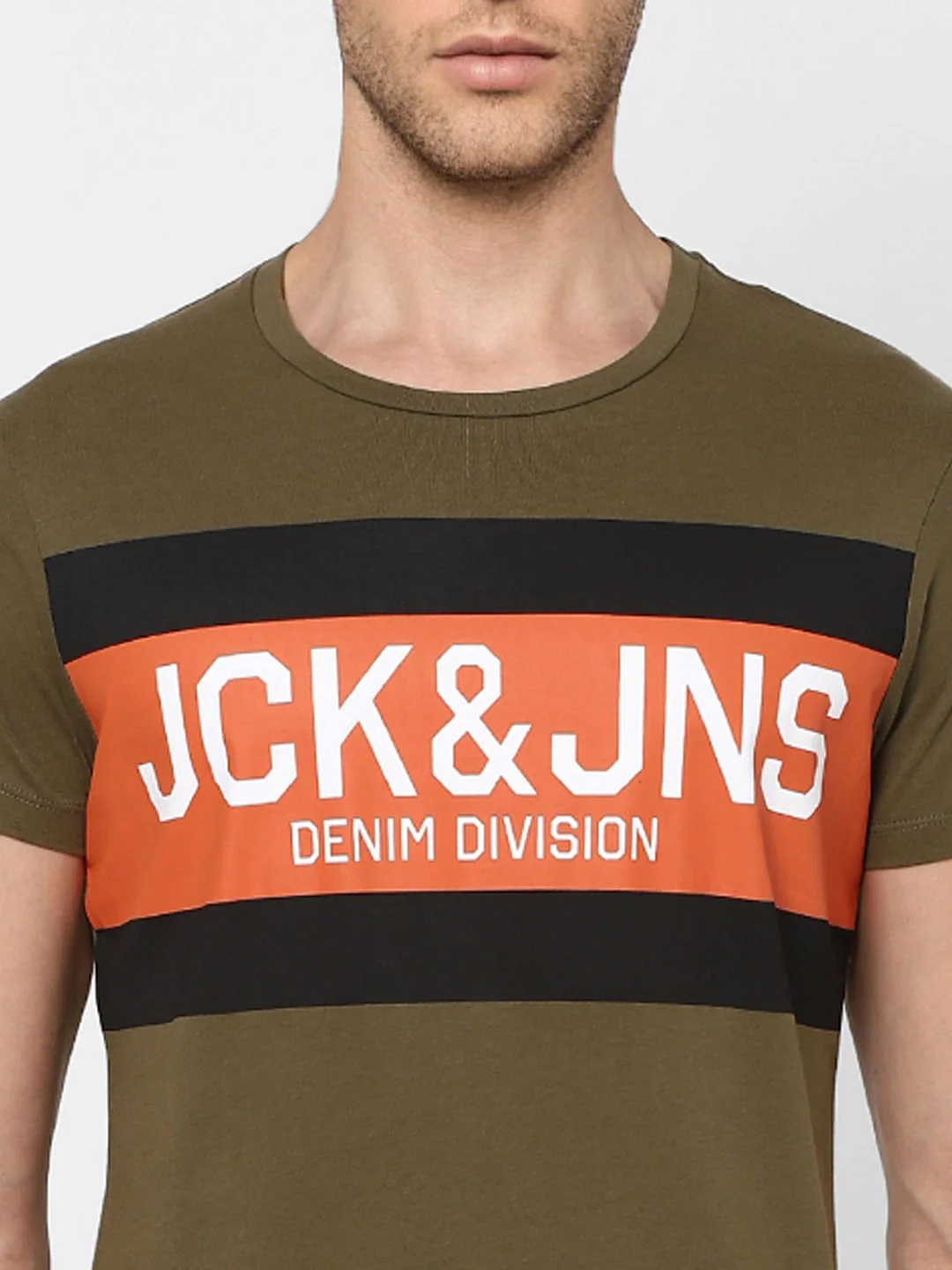 Green Graphic Print Crew Neck T-shirt - Image 5