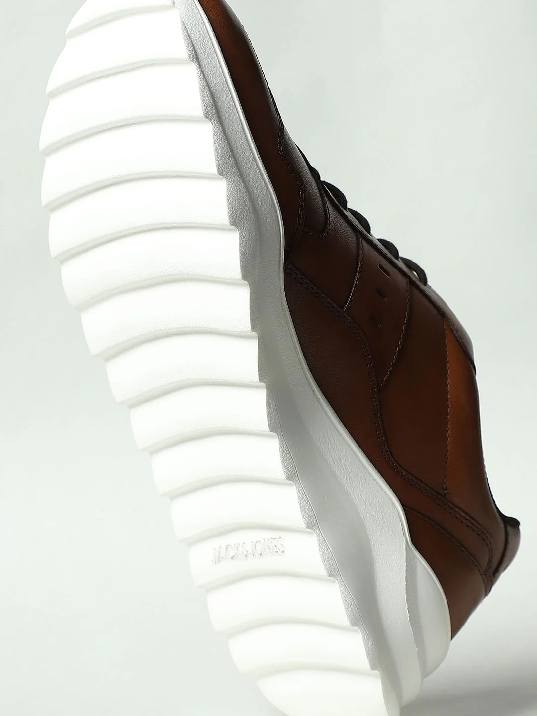 Brown Leather Sneakers - Image 10