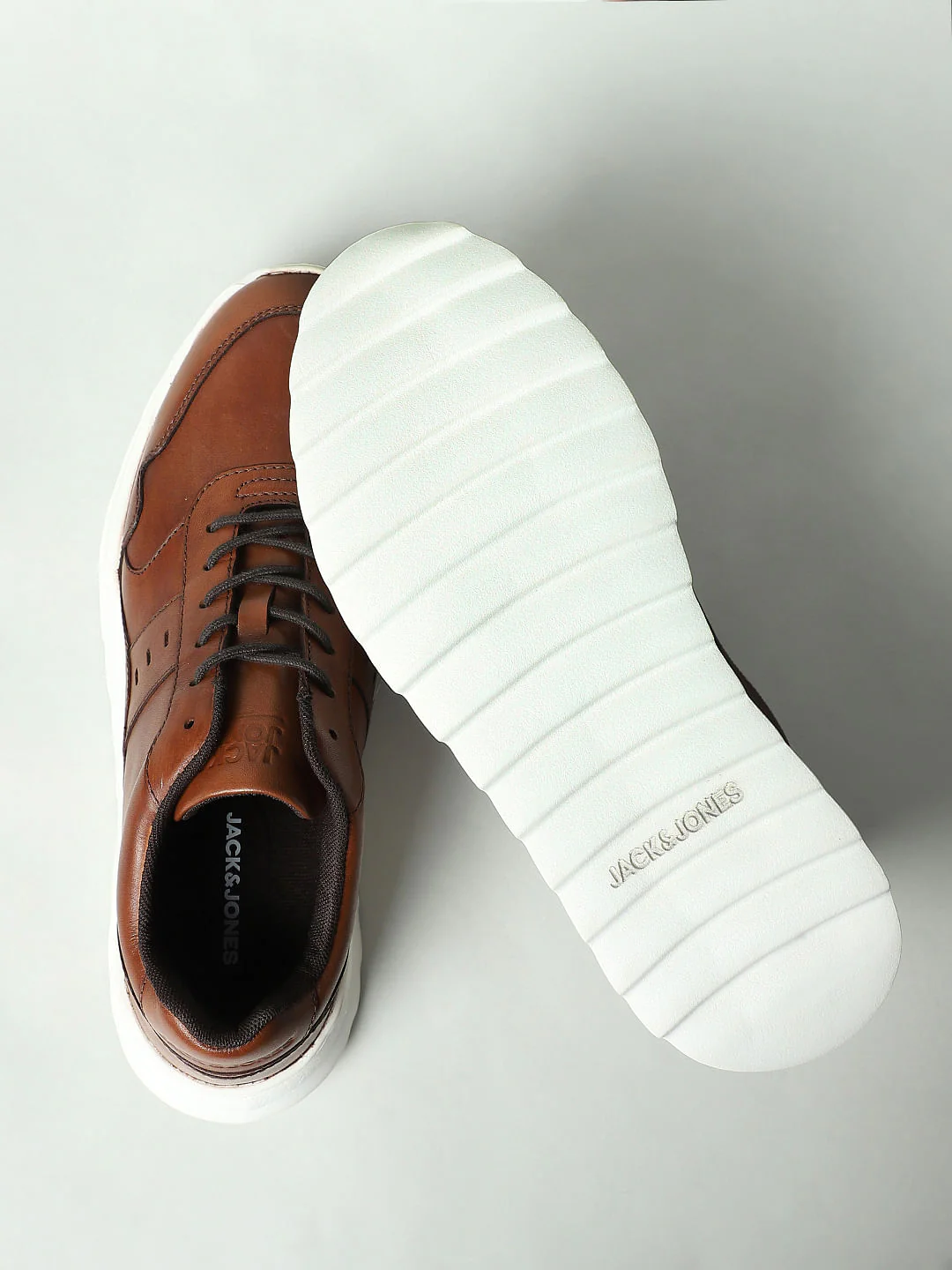 Brown Leather Sneakers - Image 8