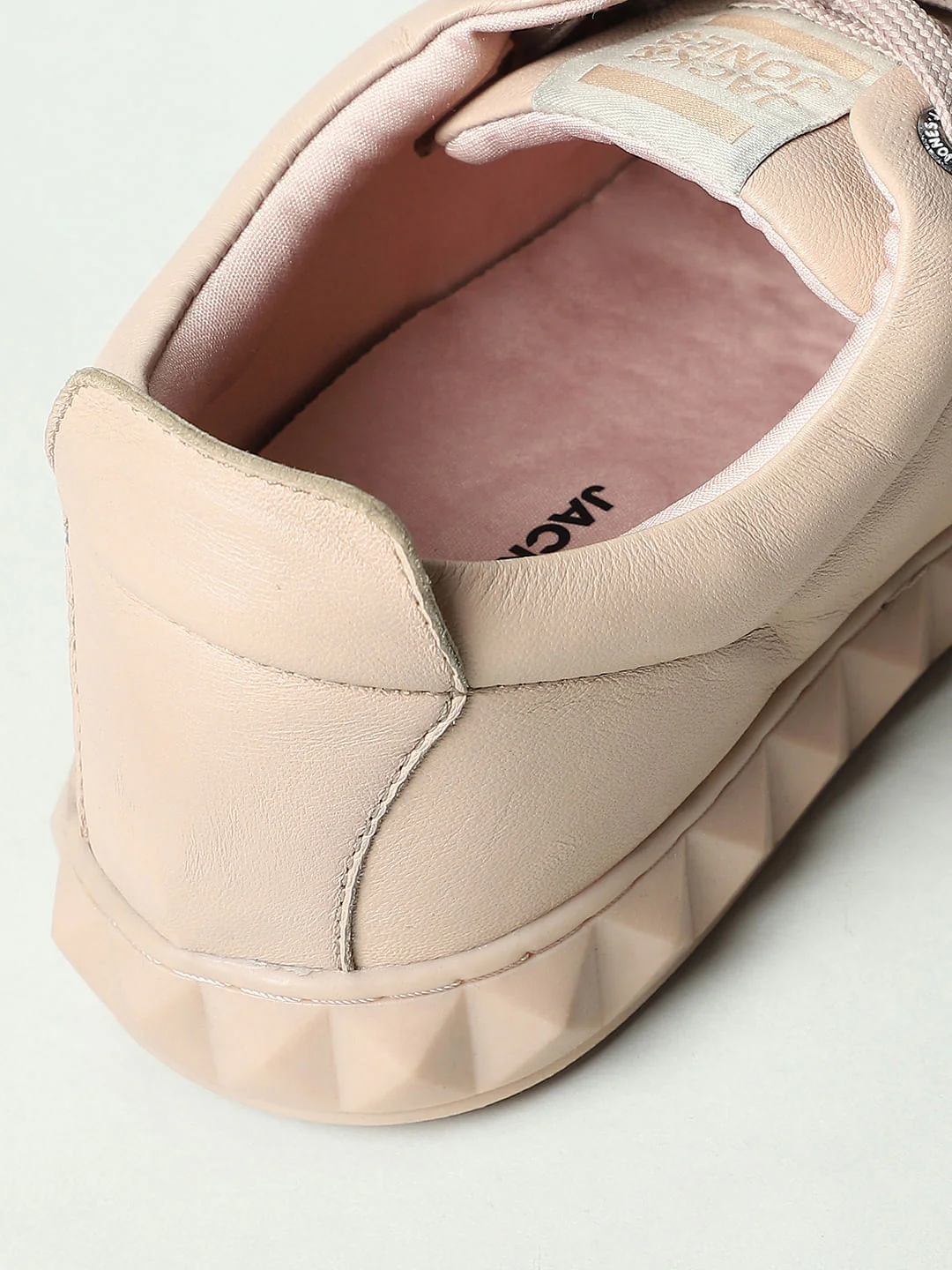 Beige Leather Sneakers - Image 12