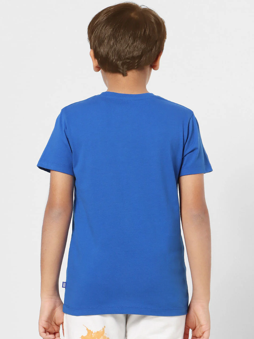 Boys Blue Graphic Print Crew Neck T-shirt - Image 4