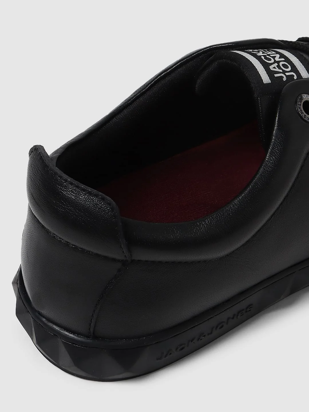 Black Leather Sneakers - Image 13