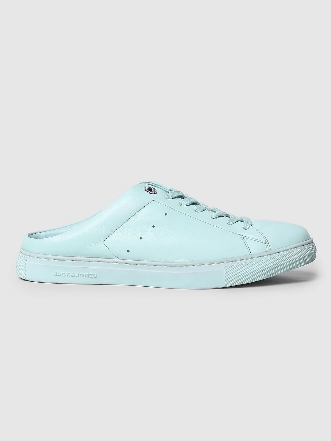 Blue Leather Mules - Image 3