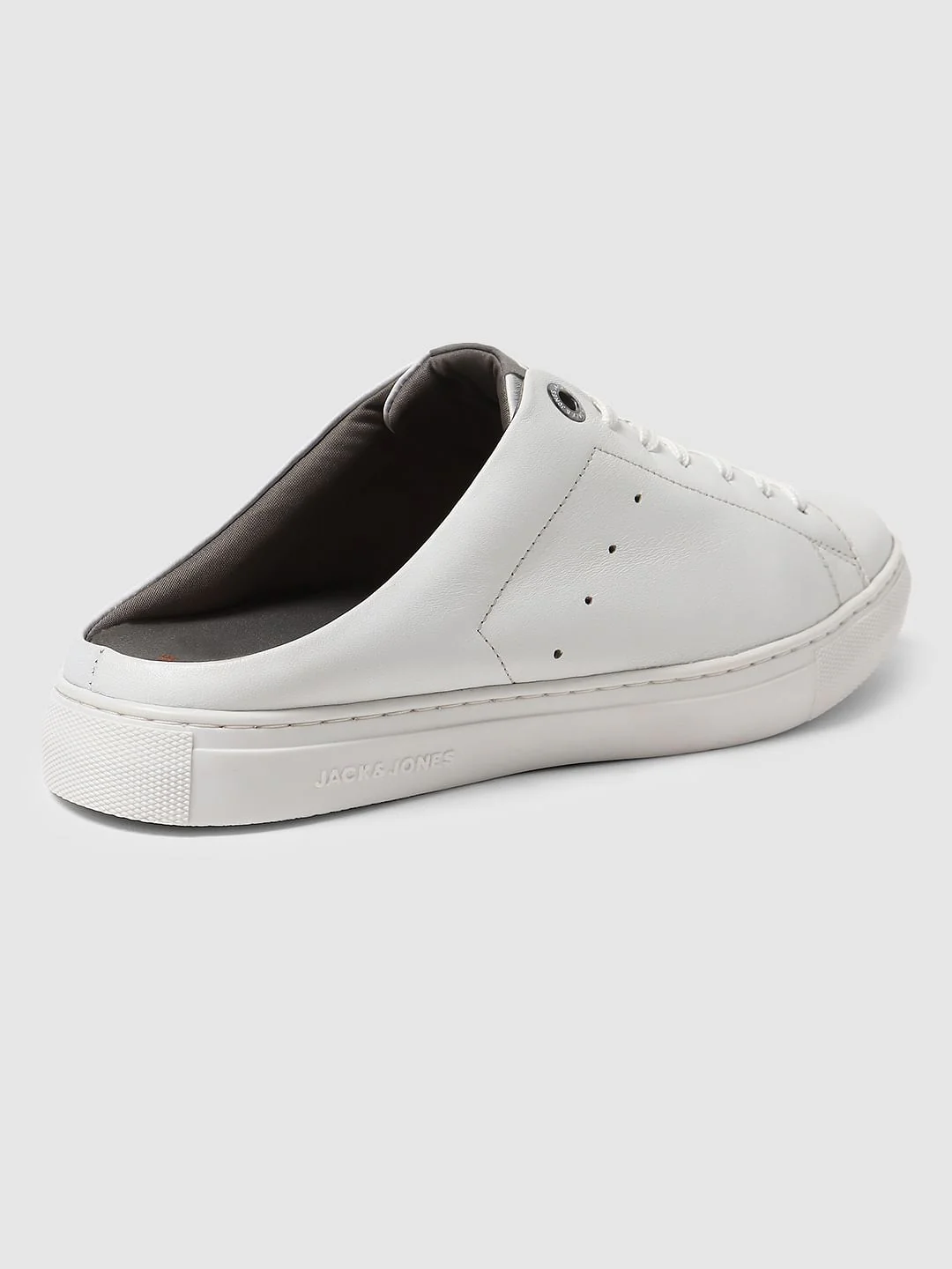 White Lace Up Mules - Image 5