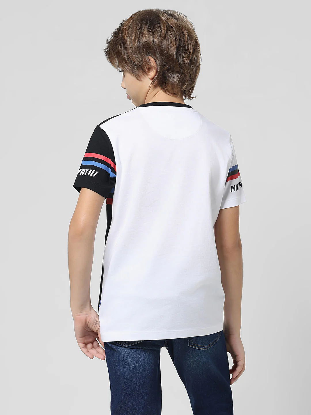 JACK&JONES JUNIOR X MOTOR MUNCHKINS WHITE RACEWAY PRINT T-SHIRT - Image 3