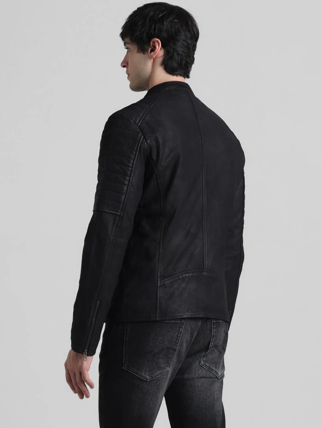 Black Leather Jacket - Image 4
