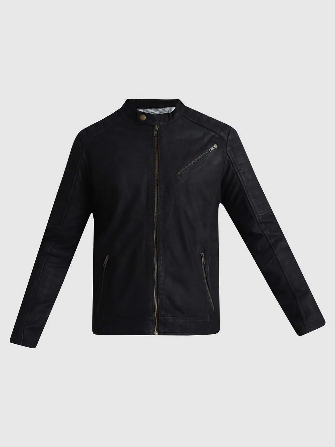 Black Leather Jacket - Image 7
