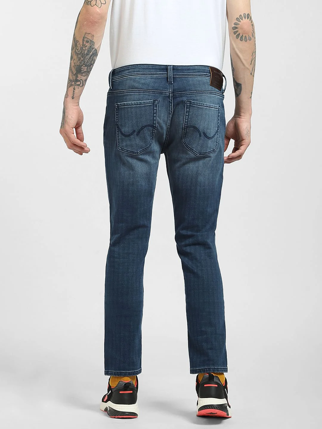 Blue Low Rise Liam Skinny Jeans - Image 4