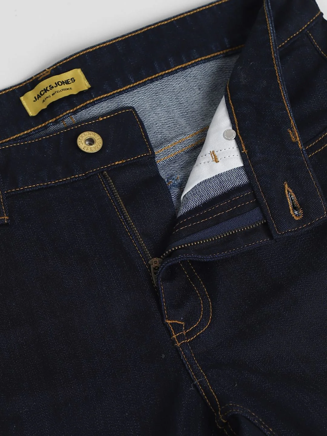 Dark Blue Low Rise Glenn Slim Fit Jeans - Image 5