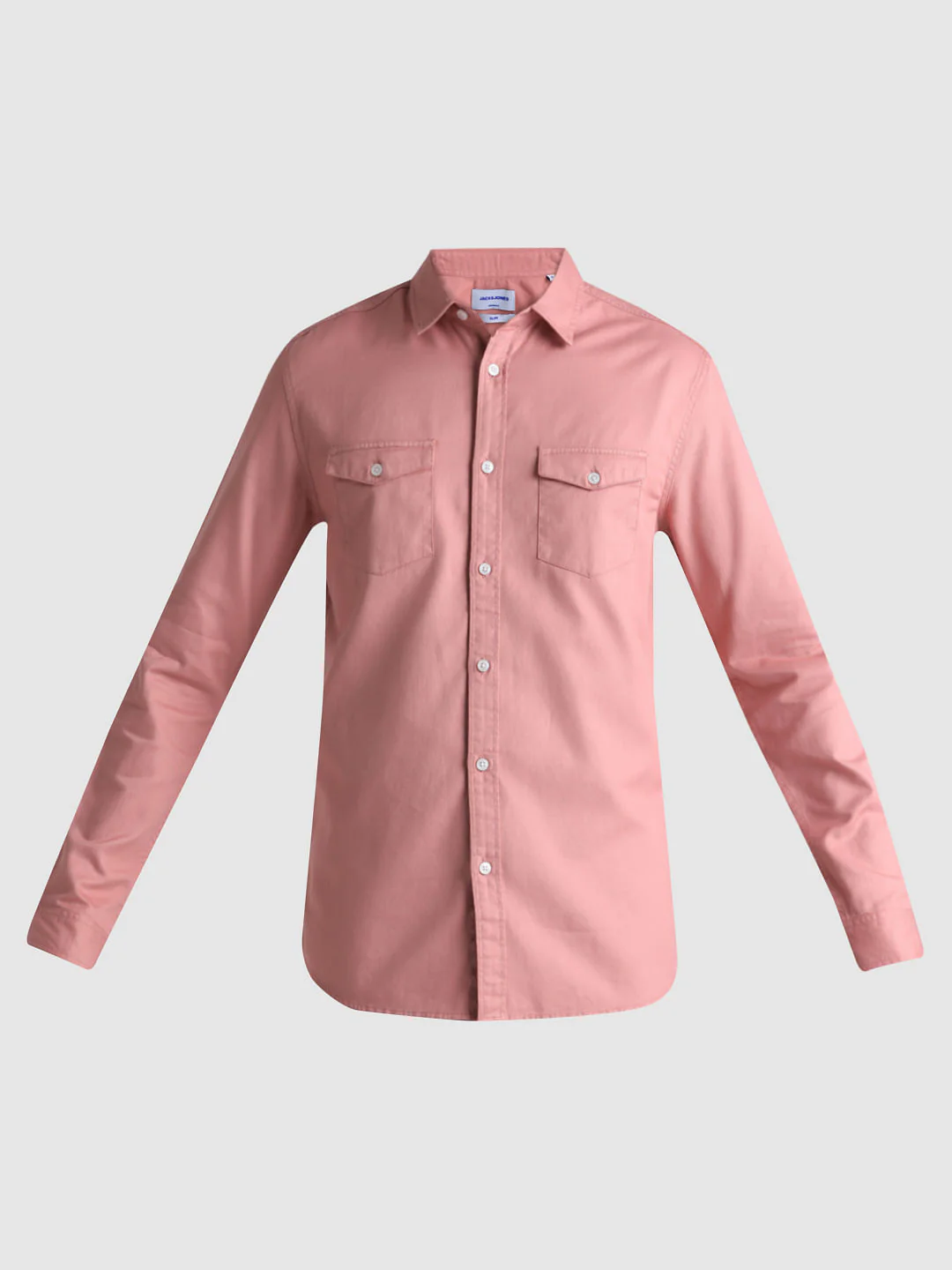 Pink Full Sleeves Solid Shirt - Image 7