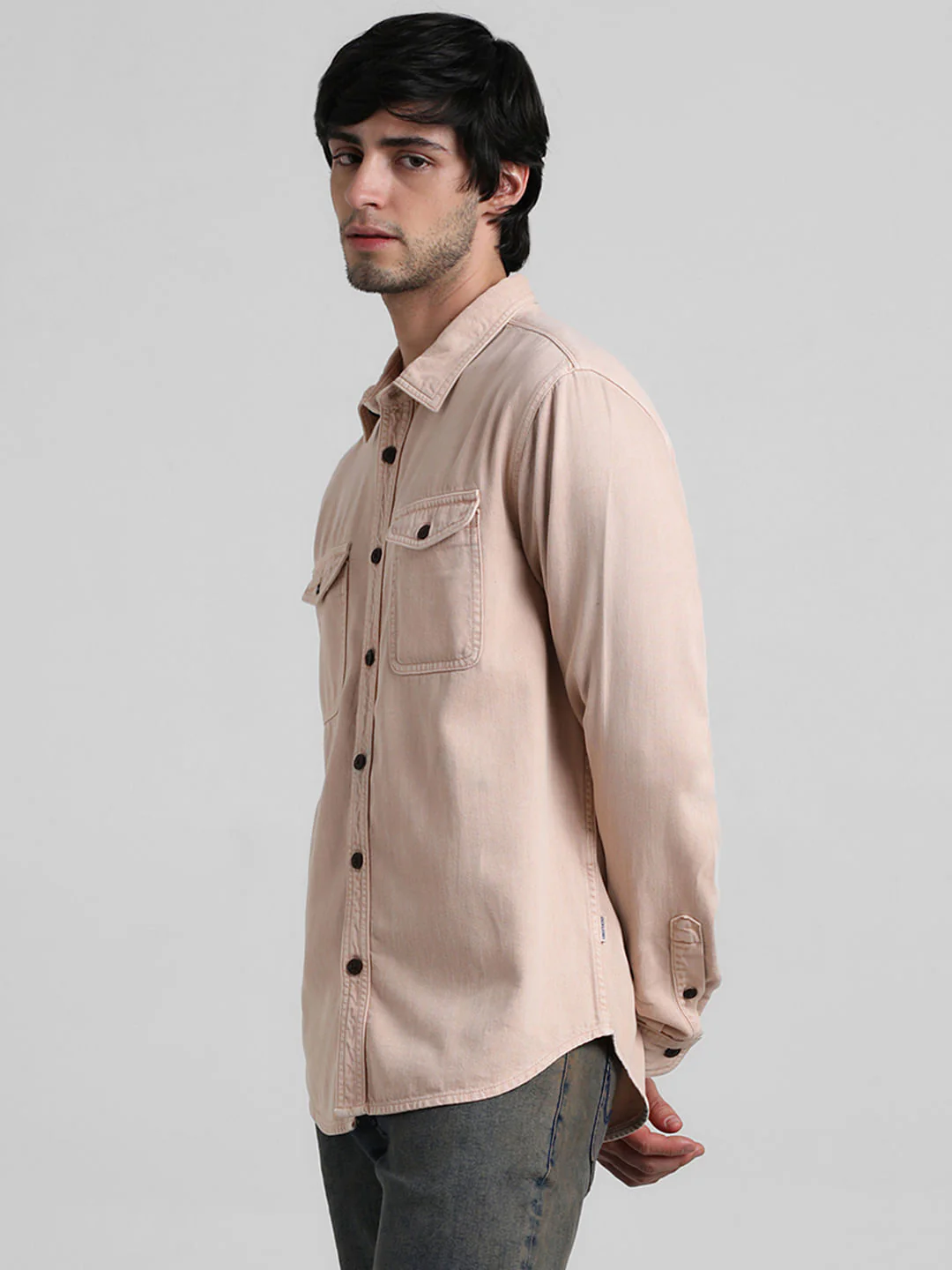 Pink Overdyed Oversized Shirt - Image 3