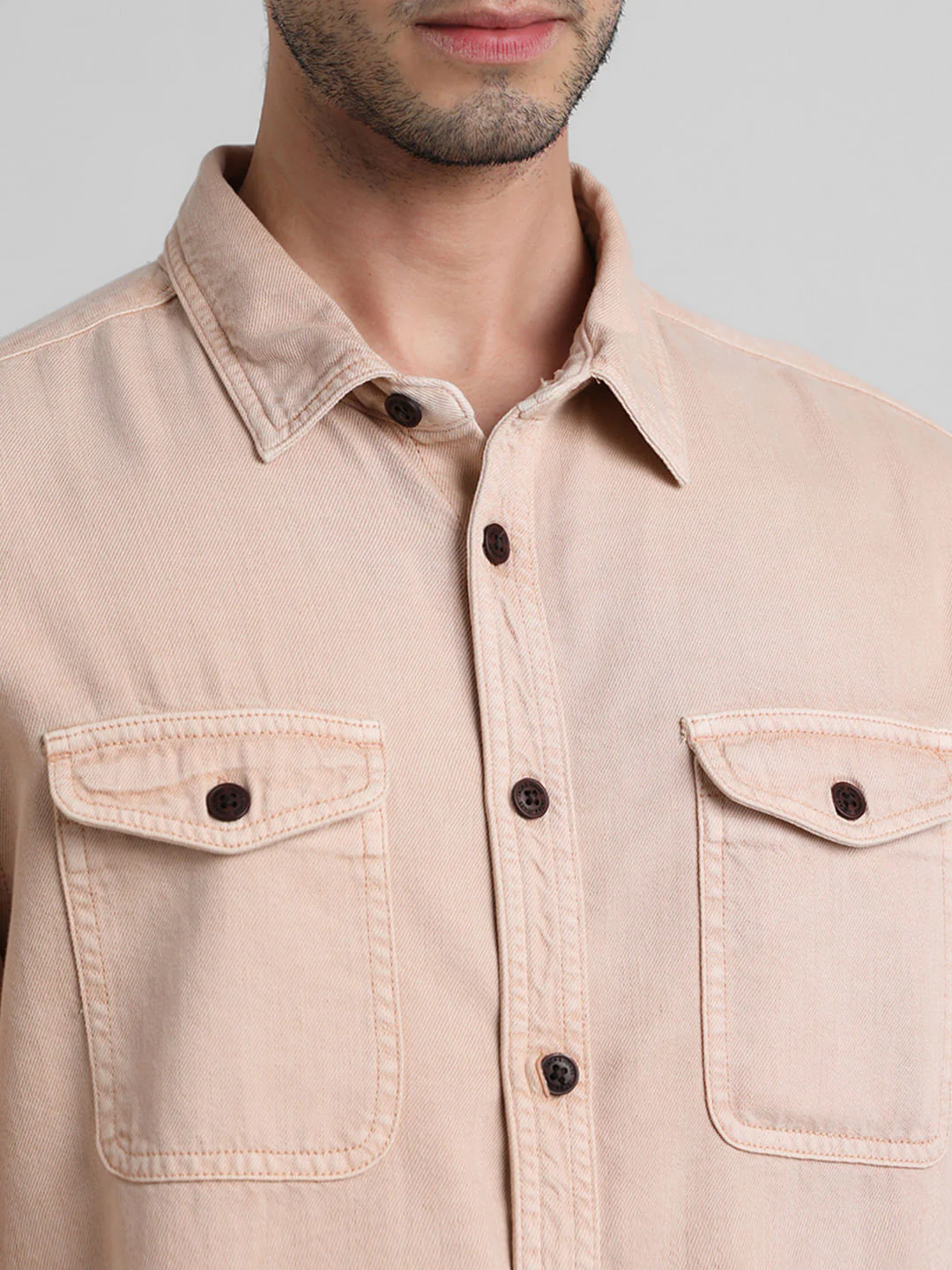 Pink Overdyed Oversized Shirt - Image 5