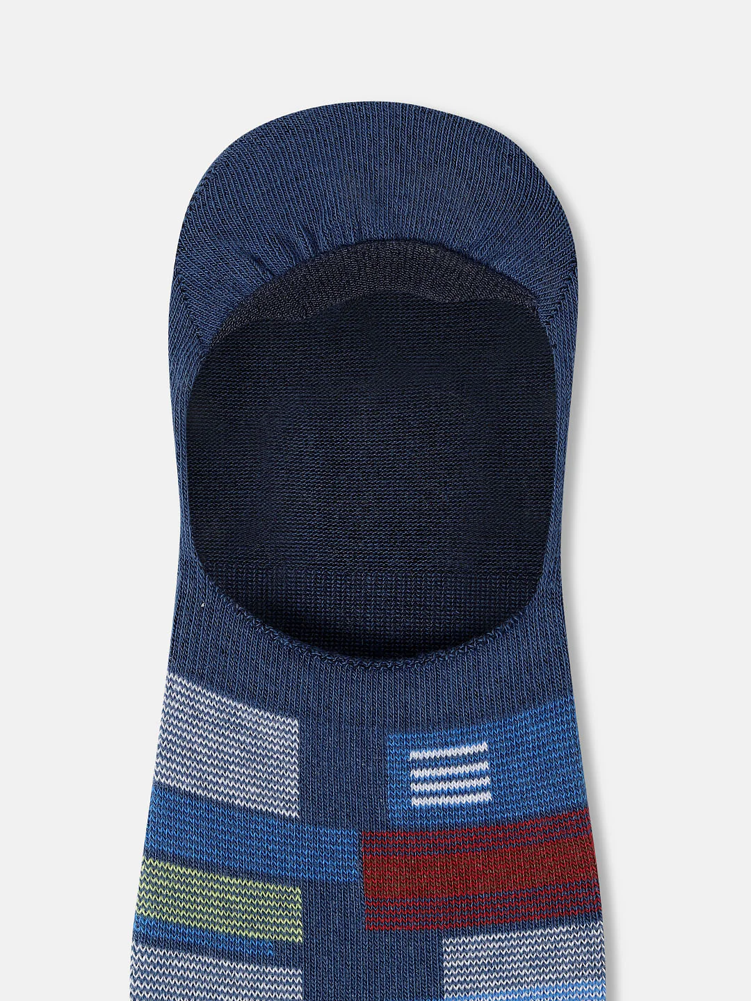 Pack of 3 Check Print No-Show Socks - Image 4