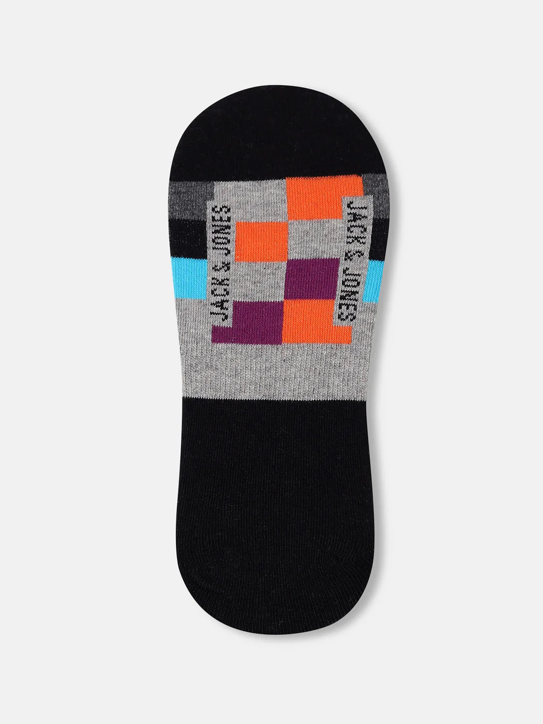 Pack of 3 Check Print No-Show Socks - Image 9