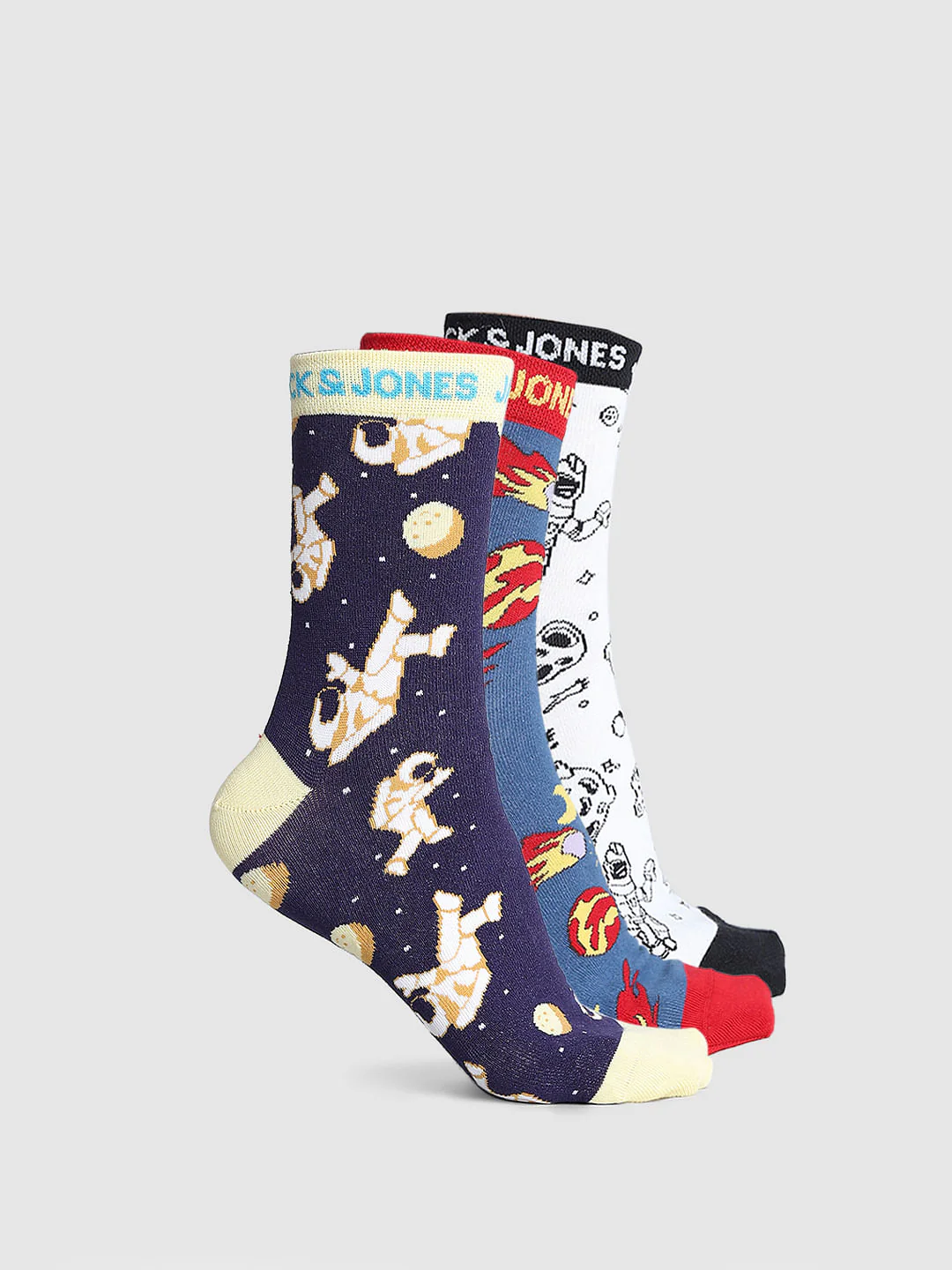 Pack Of 3 Mid Length Socks - Image 2