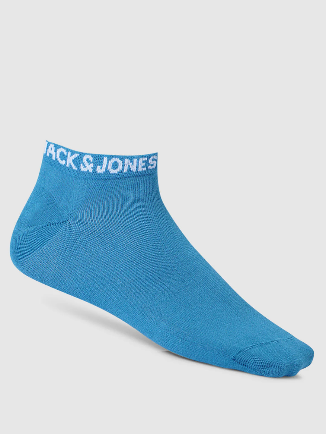 Blue Logo Print Ankle Length Socks - Image 2