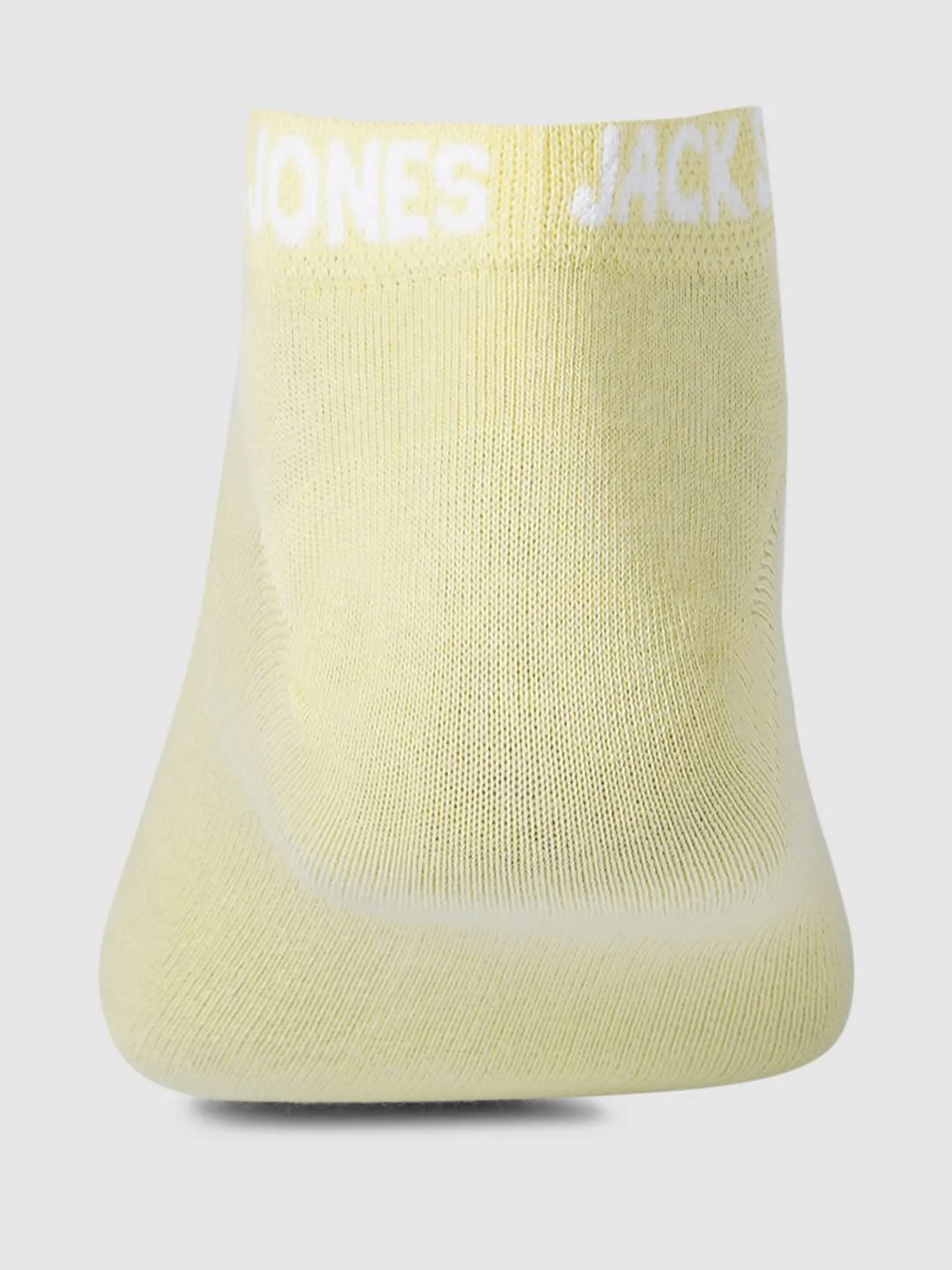 Yellow Logo Print Ankle Length Socks - Image 3