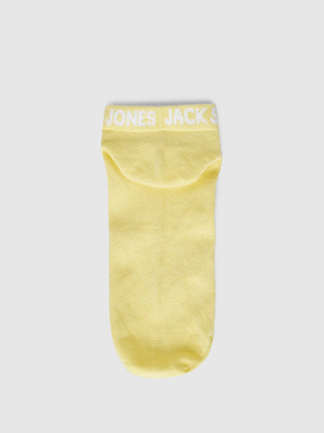 Yellow Logo Print Ankle Length Socks - Image 6