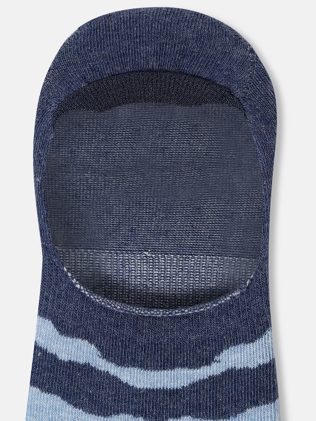 Blue Animal Print No Show Socks - Image 4