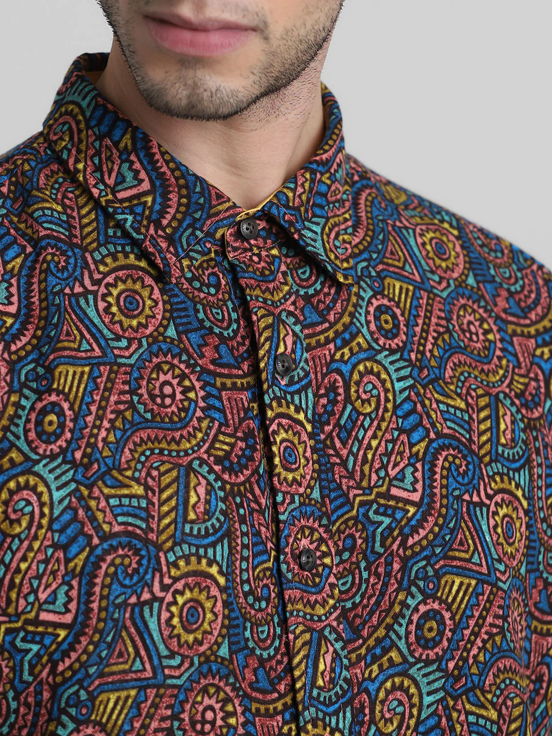 Multi-Coloured Printed Full Sleeves Shirt - Image 5
