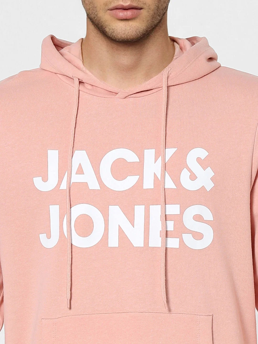 Peach Logo Print Hooded Sweatshirt - Image 5