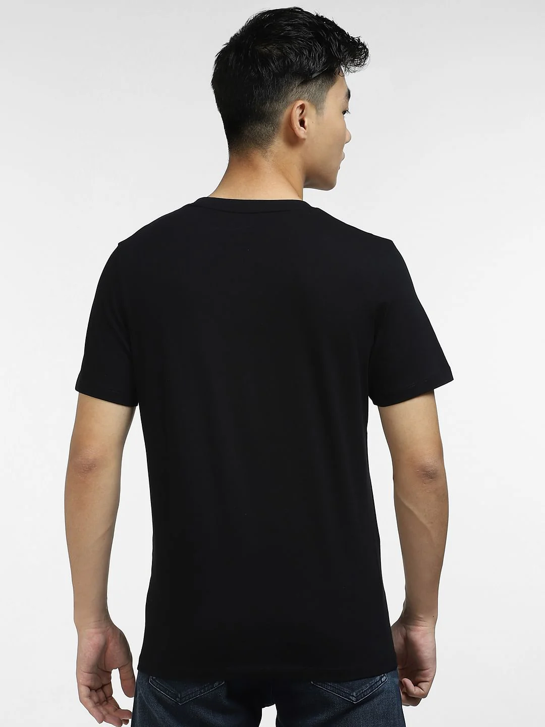 Black Crew Neck T-shirt - Image 4
