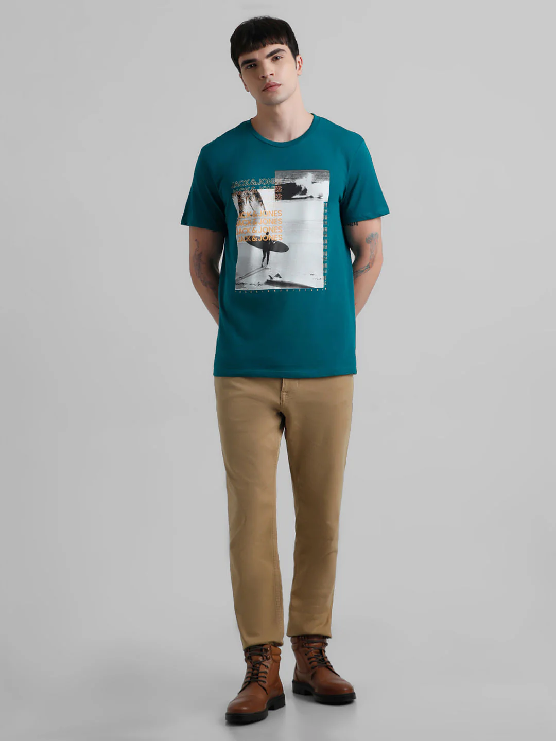 Green Graphic Print T-shirt - Image 6
