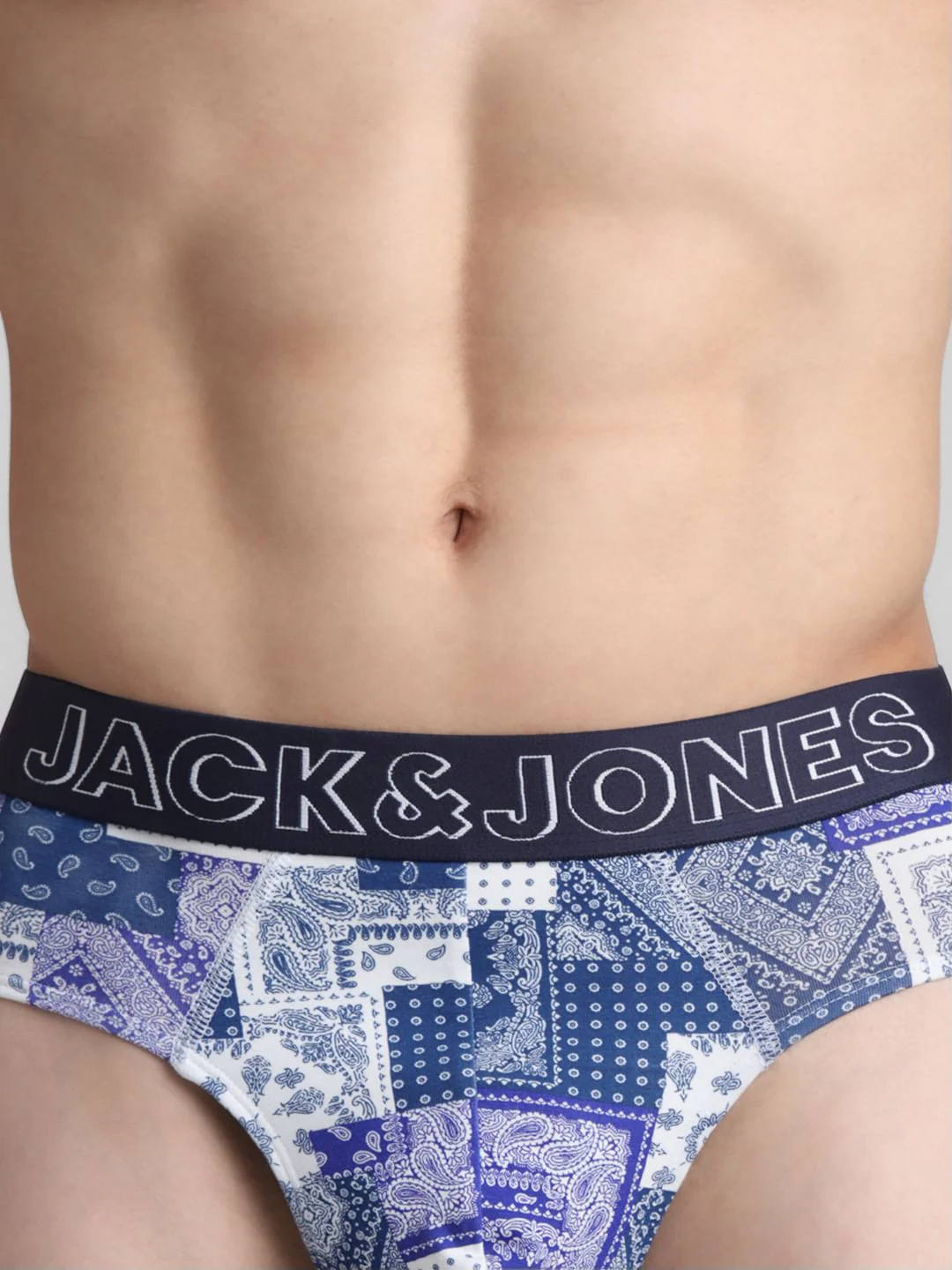 Blue Bandana Printed Briefs - Image 4