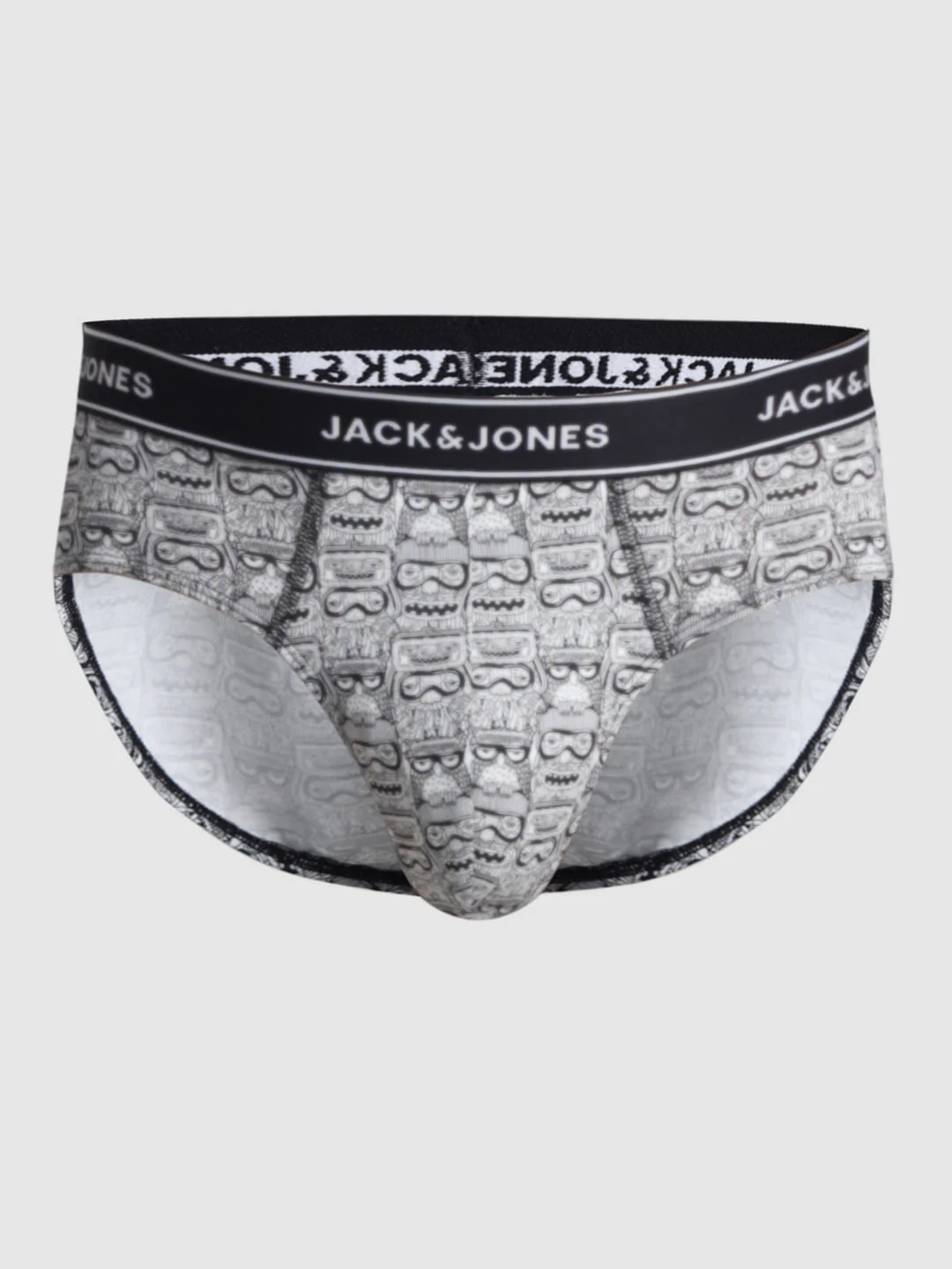 White All Over Print Briefs - Image 6