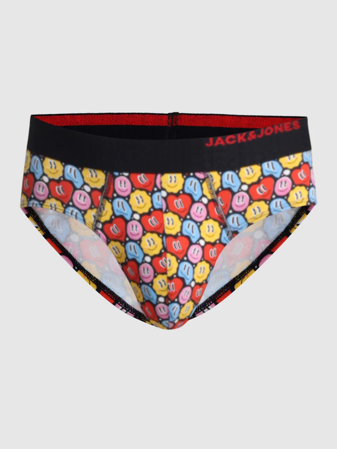 Multi-Colour Hearts Print Briefs - Image 6