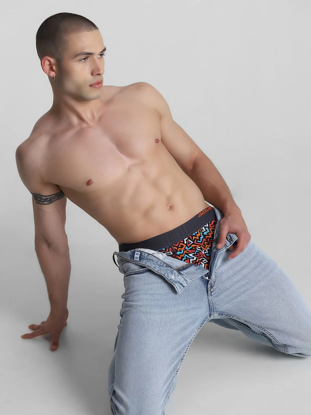 Red Printed Trunks - Image 5