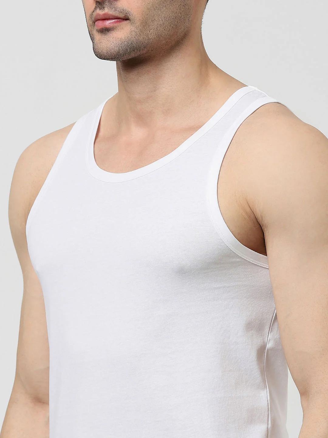 Pack Of 2 White Vests - Image 5