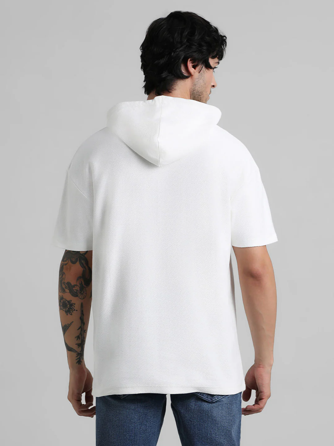 White Hooded Sweatshirt - Image 4