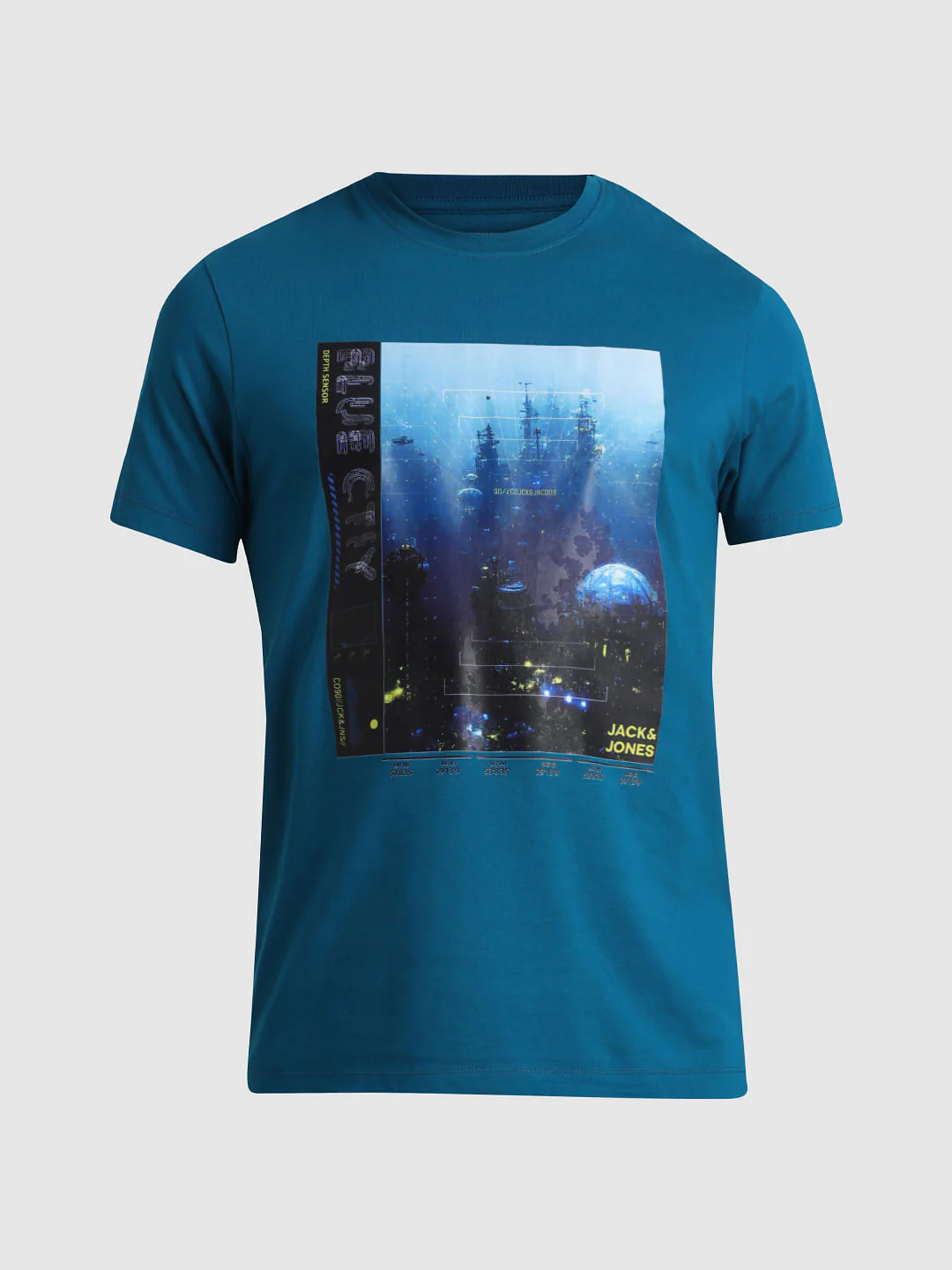 Blue Graphic Print T-shirt - Image 7