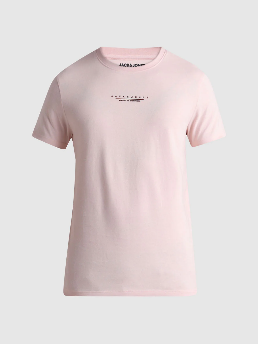 Pink Logo Text Crew Neck T-shirt - Image 7