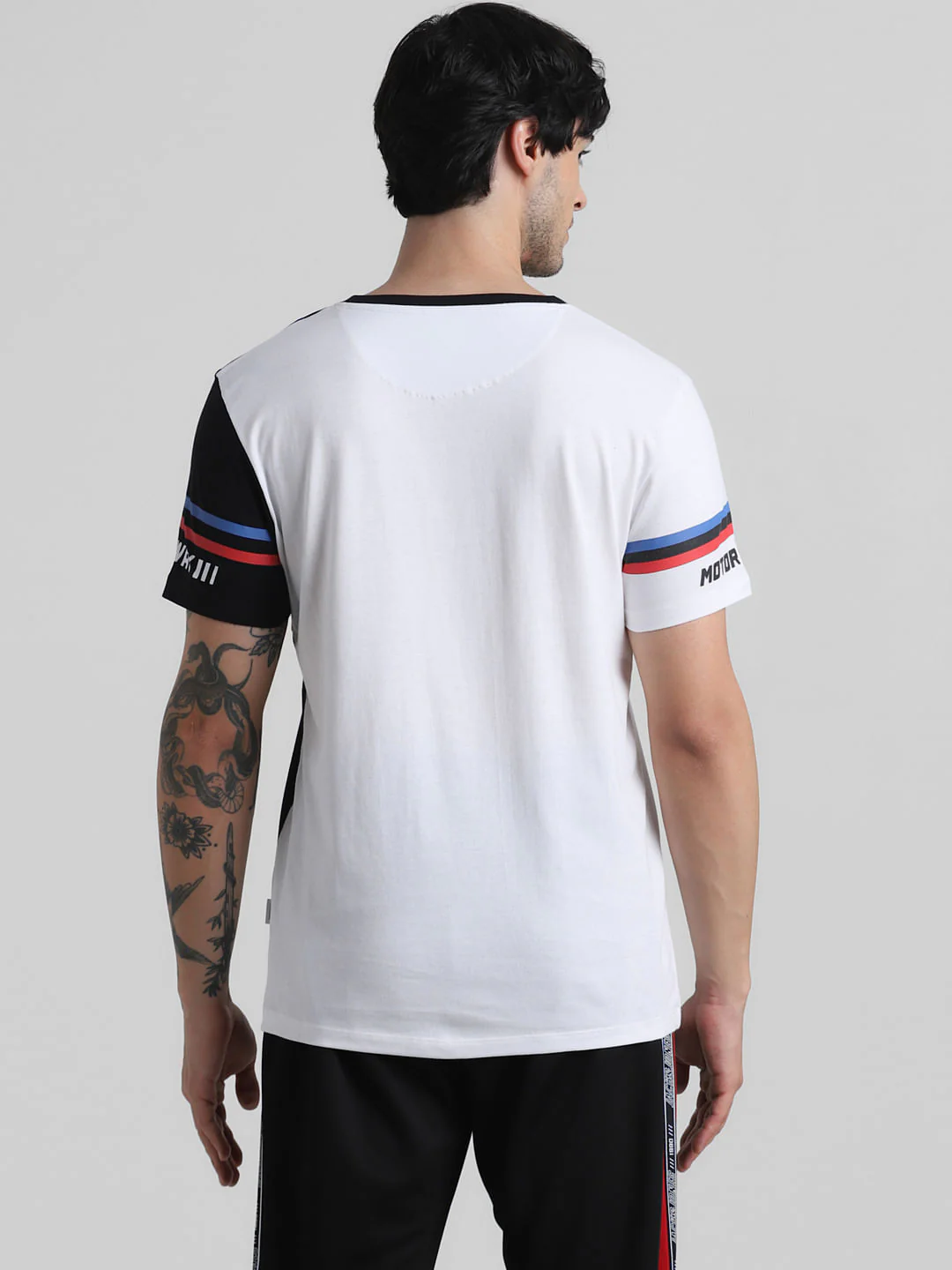 URBAN RACERS by White Colourblocked T-shirt - Image 4