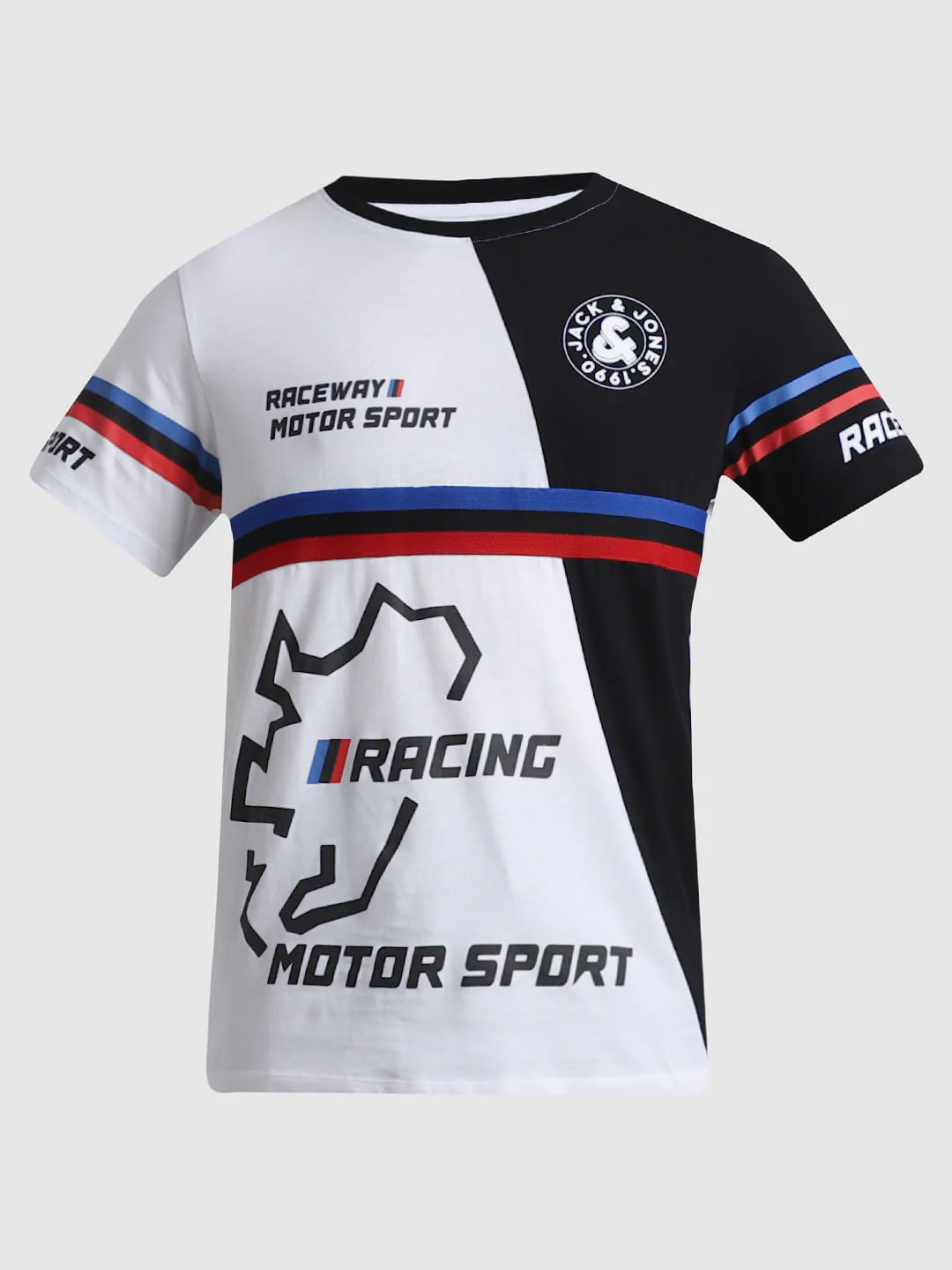 URBAN RACERS by White Colourblocked T-shirt - Image 7
