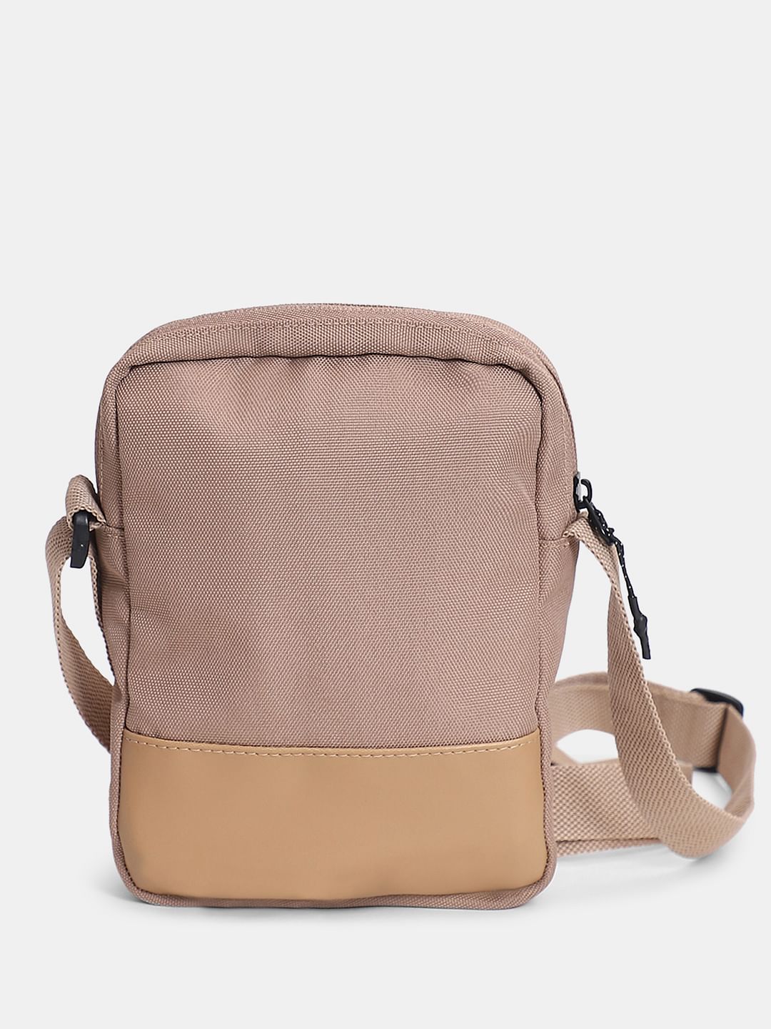 Beige Mesh Sling Bag - Image 3